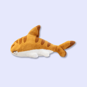 Orange Sharkitty Plush